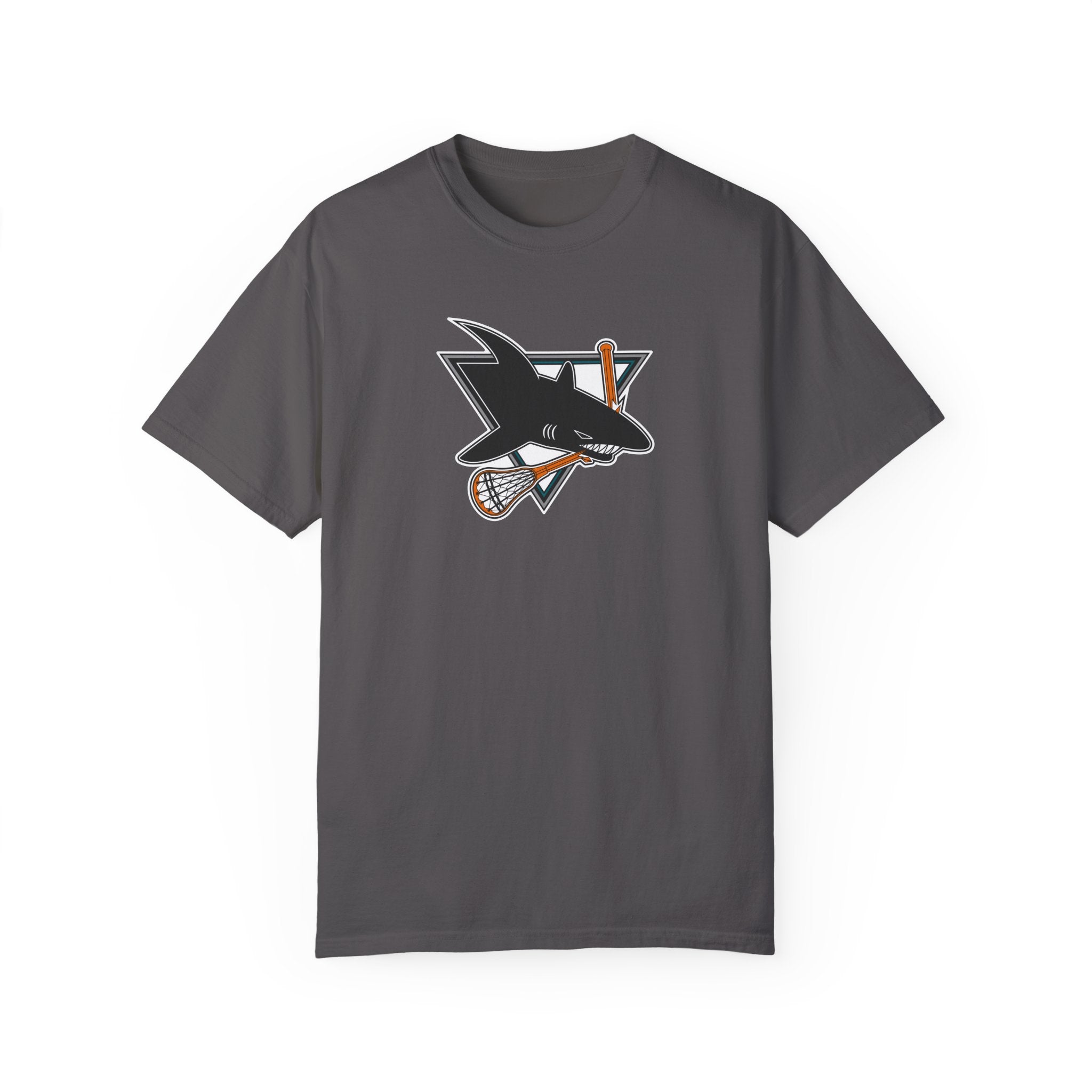 Lacrosse Shark Bite Adult Garment-Dyed T-Shirt – Sling It! Lacrosse