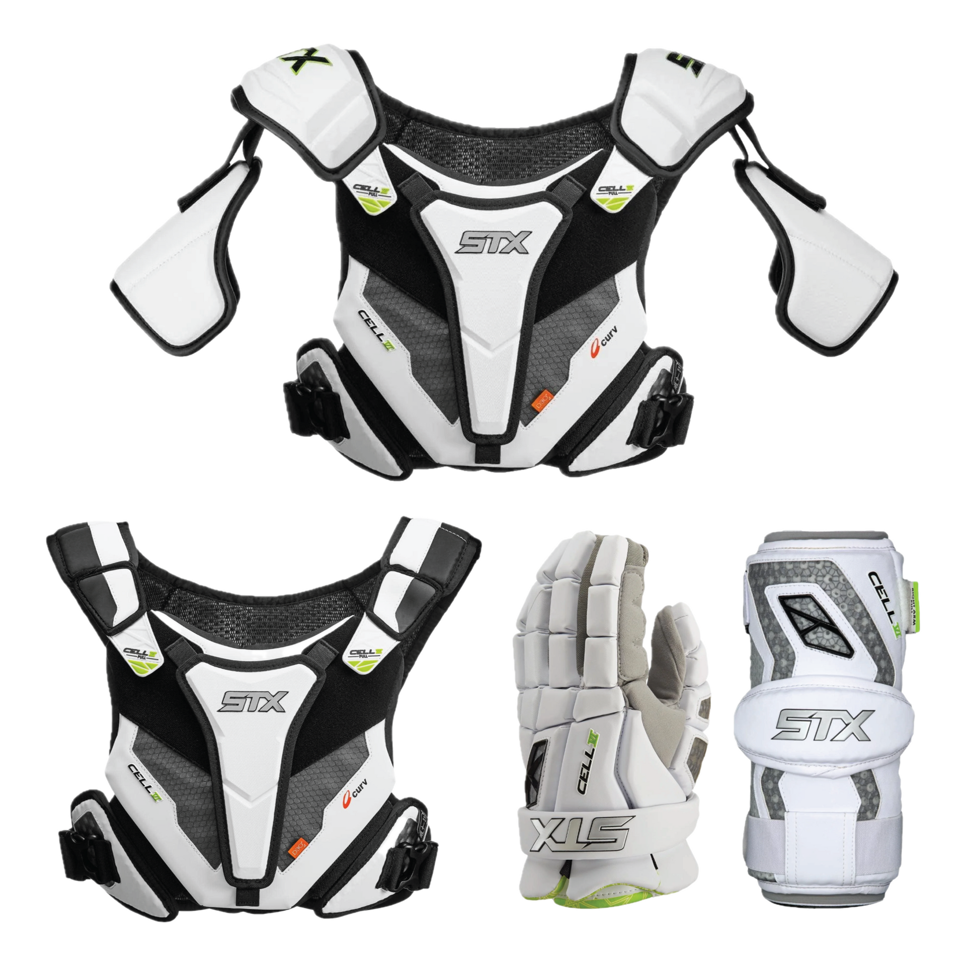 lacrosse protective gear Cell 6 Intermediate Equipment Bundle