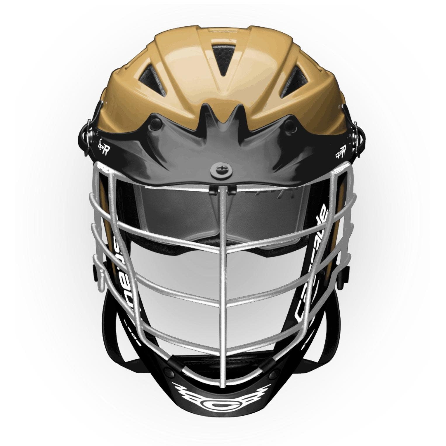 Cascade CPV-R Lacrosse Helmet Silver Black Old Gold – Sling It