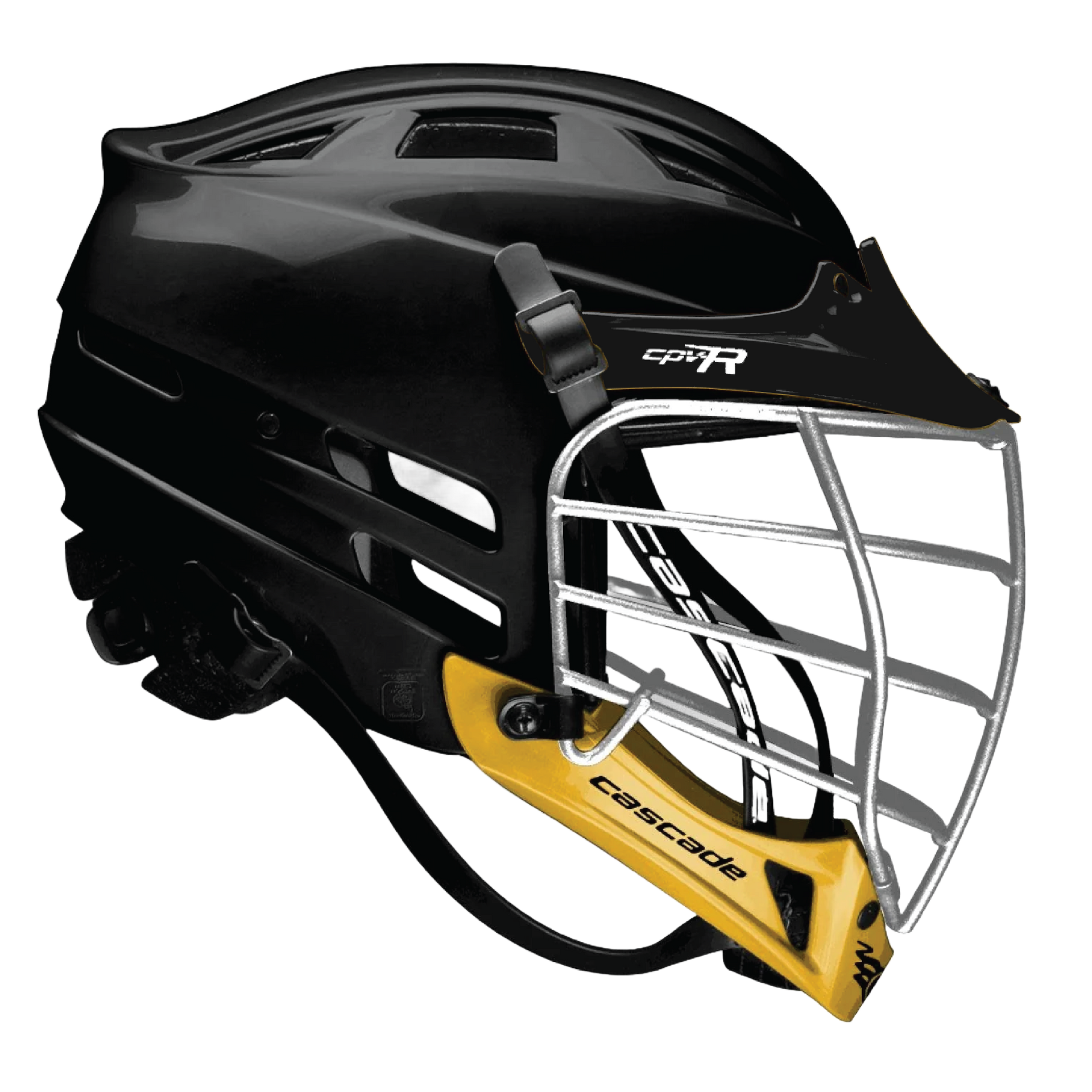 Cascade ゴールド ヘルメット サイズR Cascade CPV-R Lacrosse Helmet Silver Black Athletic Gold Black